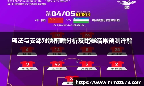 乌法与安郅对决前瞻分析及比赛结果预测详解